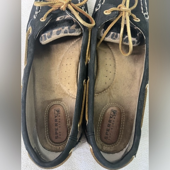 Sperry Women’s loafer black and animal print, 8.5 M REDUCED ❗️ - Picture 3 of 8